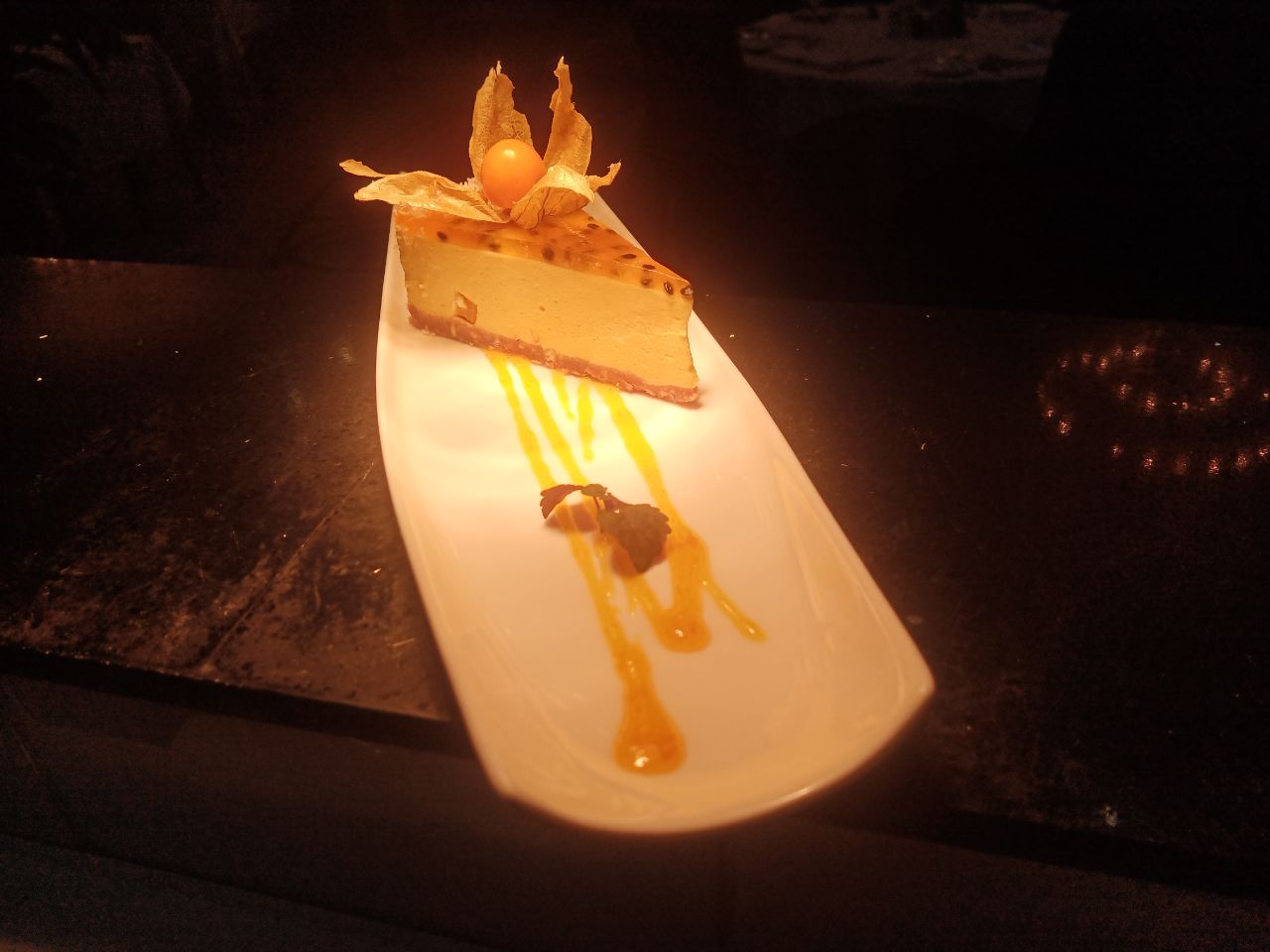 Чизкейк манго маракуя