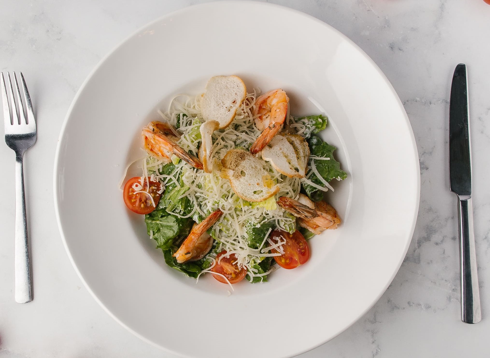 Цезарь с креветками