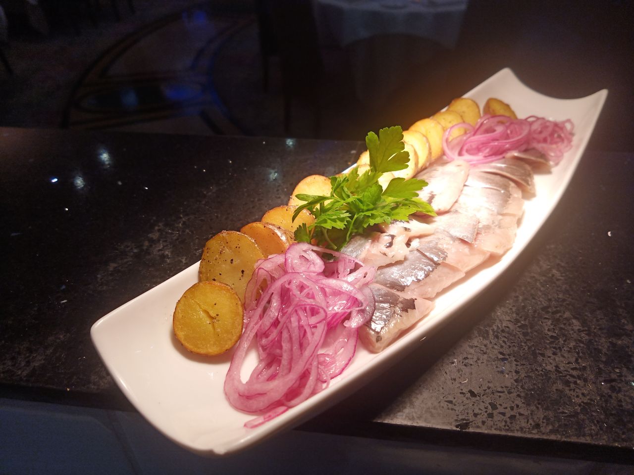 Селедка с картофелем